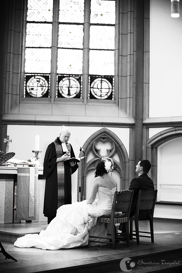 Hochzeitsfotos, kirchliche Trauung